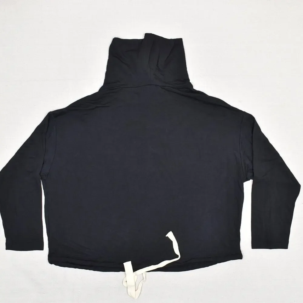 NEW Torrid Sleep Women's Pullover Sweatshirt Cowl Neck Modal Black Plus Size 1